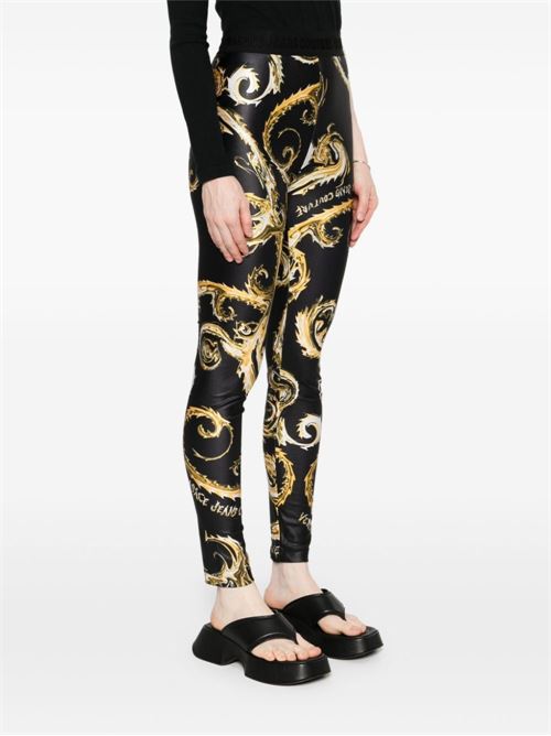 Leggings donna barocco Versace jeans Couture | 77HAC101JS360G89